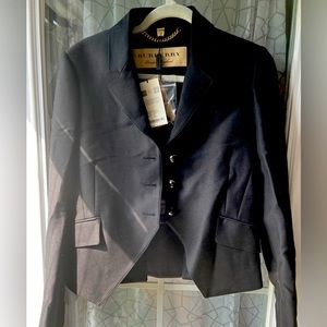 Brand New Burberry Black Blazer. Size 10.